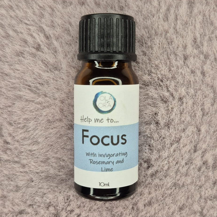Focus Blend essential oil with rosemary and lime, handmade in Ireland – Irish Aromatherapy