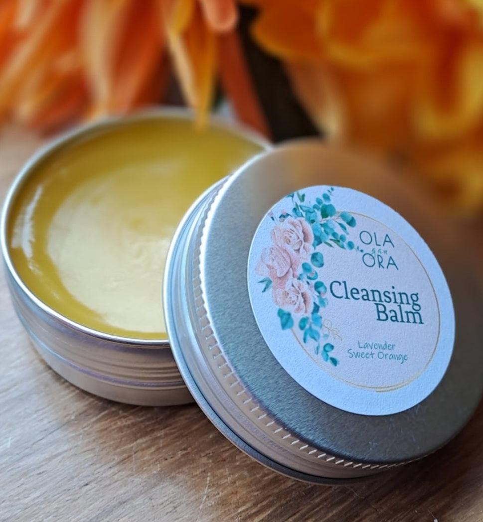 natural cleansing balm with sea buckthorn oil