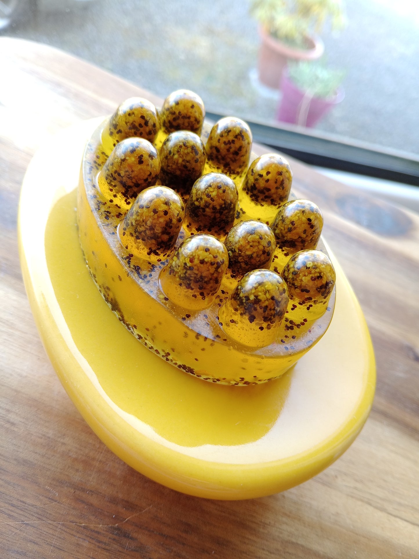 Lemon Poppyseed Scrubby Soap